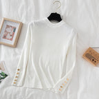 2025 frauen dicken pullover pullover khaki lässig herbst winter taste oansatz chic pullover weibliche dünne stricken top weiche jumper tops