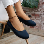 Frühling frauen Flache Schuhe neue Stricken Socke Turnschuhe Atmungsaktive Slip auf Weibliche Rpound Toe Loafers 36-43 Plus größe Licht Schuhe