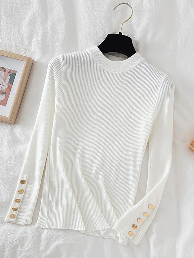 2025 frauen dicken pullover pullover khaki lässig herbst winter taste oansatz chic pullover weibliche dünne stricken top weiche jumper tops
