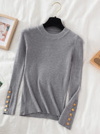 2025 frauen dicken pullover pullover khaki lässig herbst winter taste oansatz chic pullover weibliche dünne stricken top weiche jumper tops