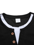 Neues langärmliges einfarbiges Hemd für Herren im Frühling und Herbst, bequemes Button-Down-modisches schmales Hemd mit Stehkragen S-2XL