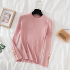 2025 frauen dicken pullover pullover khaki lässig herbst winter taste oansatz chic pullover weibliche dünne stricken top weiche jumper tops