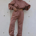 Herbst Winter frauen Langarm Hoodie Jacke Lässige Sportswear-Set Atmungsaktivem Streetwear Stil Modische