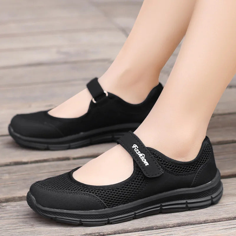 Frauen Schuhe Atmungsaktive Vulkanisierte Schuhe Weiß ZapaWomen Turnschuhe Mode Atmungsaktives Mesh Casual Wanderschuhe Frauen Arbeits Schuhe