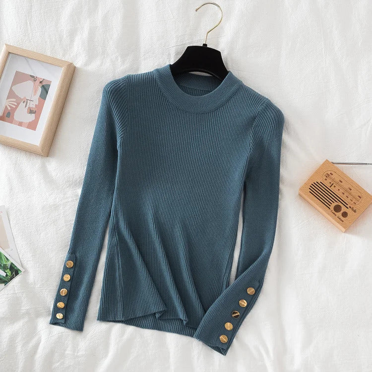 2025 frauen dicken pullover pullover khaki lässig herbst winter taste oansatz chic pullover weibliche dünne stricken top weiche jumper tops
