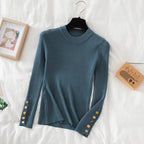 2025 frauen dicken pullover pullover khaki lässig herbst winter taste oansatz chic pullover weibliche dünne stricken top weiche jumper tops