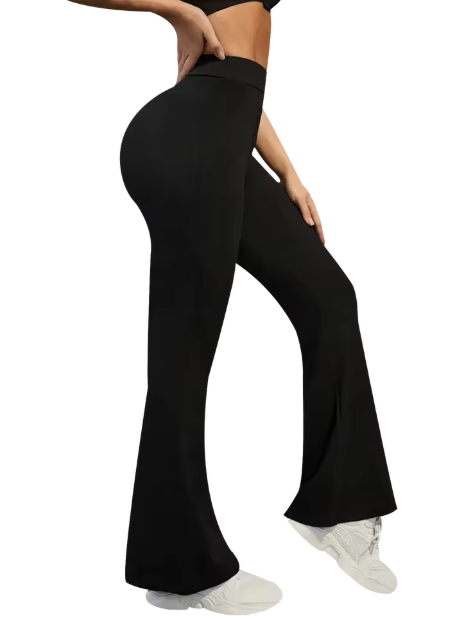 Sexy Slim-Fit-Schlaghose mit überkreuzten Leggings für Damen, nahtloses Fitnessstudio, Laufen, Radfahren, Stricken, Yoga, Stretch, Hüft-Li
