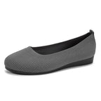 Frühling frauen Flache Schuhe neue Stricken Socke Turnschuhe Atmungsaktive Slip auf Weibliche Rpound Toe Loafers 36-43 Plus größe Licht Schuhe