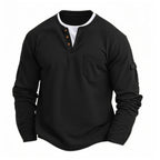 Neues langärmliges einfarbiges Hemd für Herren im Frühling und Herbst, bequemes Button-Down-modisches schmales Hemd mit Stehkragen S-2XL