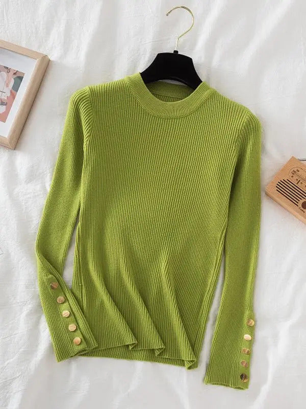 2025 frauen dicken pullover pullover khaki lässig herbst winter taste oansatz chic pullover weibliche dünne stricken top weiche jumper tops