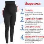 Elastische Hohe Taille Mutterschaft Leggings Dünne Für Schwangere Frauen Bauch Unterstützung Postpartale Leggins Body Shaper Fitness Hosen