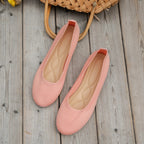 Frühling frauen Flache Schuhe neue Stricken Socke Turnschuhe Atmungsaktive Slip auf Weibliche Rpound Toe Loafers 36-43 Plus größe Licht Schuhe