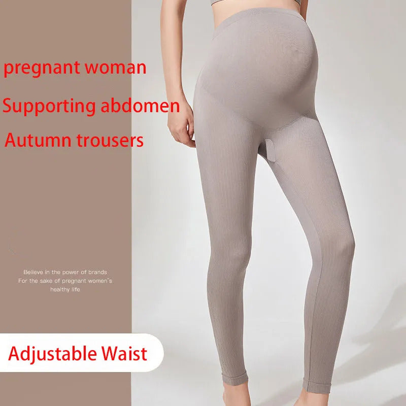 Elastische Hohe Taille Mutterschaft Leggings Dünne Für Schwangere Frauen Bauch Unterstützung Postpartale Leggins Body Shaper Fitness Hosen