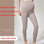 Elastische Hohe Taille Mutterschaft Leggings Dünne Für Schwangere Frauen Bauch Unterstützung Postpartale Leggins Body Shaper Fitness Hosen