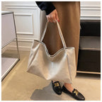 Frauen Einkaufstasche Mode Unterarm Tasche Große Kapazität Weiche Pu Leder Schulter Tasche Retro Umhängetasche Casual Tragbare BucketBags
