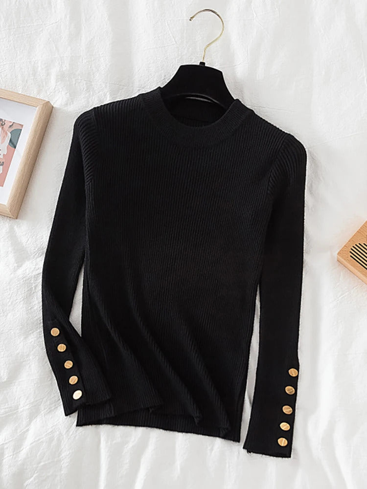 2025 frauen dicken pullover pullover khaki lässig herbst winter taste oansatz chic pullover weibliche dünne stricken top weiche jumper tops