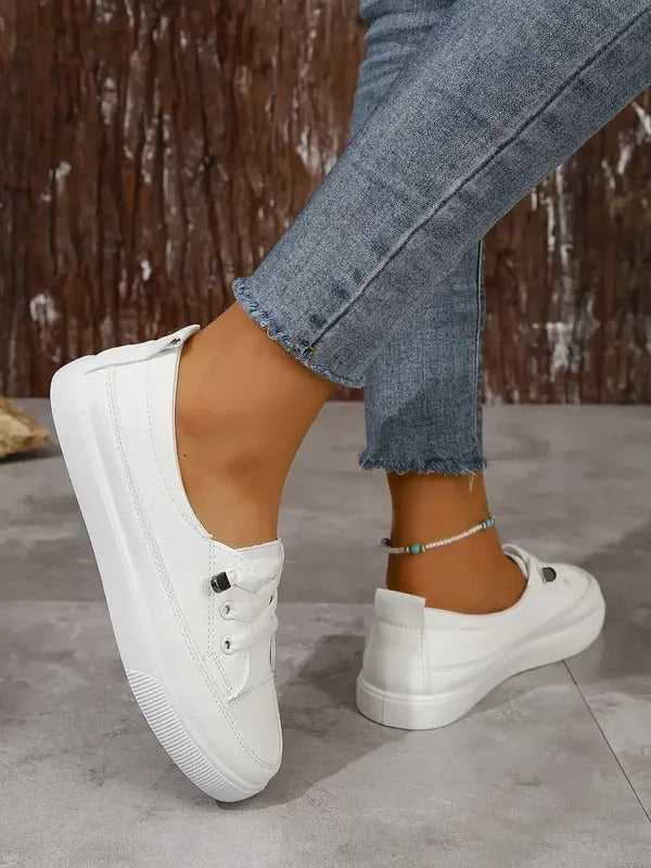 Frühlings- und Sommermode, neues Mesh, atmungsaktiv, runde Zehen, flacher Mund, lässige und bequeme flache Wanderschuhe, Turnschuhe