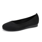 Frühling frauen Flache Schuhe neue Stricken Socke Turnschuhe Atmungsaktive Slip auf Weibliche Rpound Toe Loafers 36-43 Plus größe Licht Schuhe