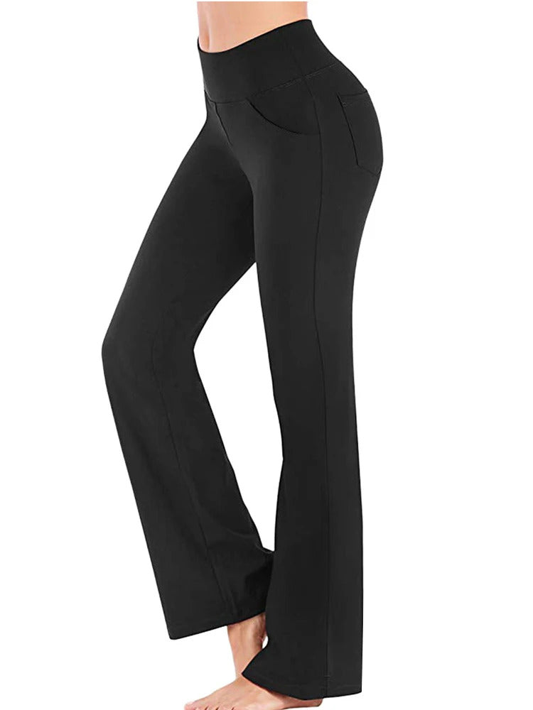 Solide Elegante Weibliche Dame frauen Beine Hosen Palazzo Ausgestelltes Breite Killer Hohe Taille OL Damen Karriere Lange Hosen