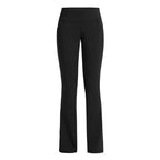 Solide Elegante Weibliche Dame frauen Beine Hosen Palazzo Ausgestelltes Breite Killer Hohe Taille OL Damen Karriere Lange Hosen