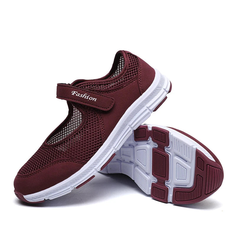 Frauen Schuhe Atmungsaktive Vulkanisierte Schuhe Weiß ZapaWomen Turnschuhe Mode Atmungsaktives Mesh Casual Wanderschuhe Frauen Arbeits Schuhe