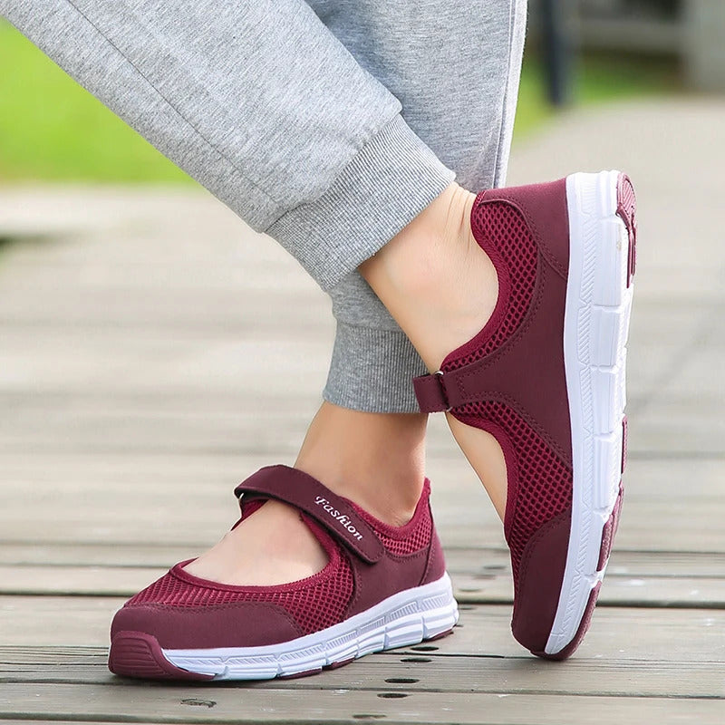 Frauen Schuhe Atmungsaktive Vulkanisierte Schuhe Weiß ZapaWomen Turnschuhe Mode Atmungsaktives Mesh Casual Wanderschuhe Frauen Arbeits Schuhe