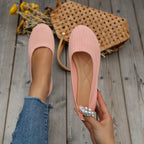 Frühling frauen Flache Schuhe neue Stricken Socke Turnschuhe Atmungsaktive Slip auf Weibliche Rpound Toe Loafers 36-43 Plus größe Licht Schuhe