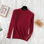 2025 frauen dicken pullover pullover khaki lässig herbst winter taste oansatz chic pullover weibliche dünne stricken top weiche jumper tops