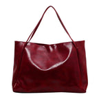 Frauen Einkaufstasche Mode Unterarm Tasche Große Kapazität Weiche Pu Leder Schulter Tasche Retro Umhängetasche Casual Tragbare BucketBags