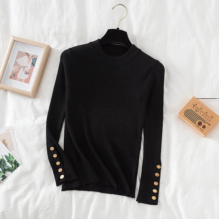 2025 frauen dicken pullover pullover khaki lässig herbst winter taste oansatz chic pullover weibliche dünne stricken top weiche jumper tops