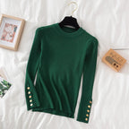 2025 frauen dicken pullover pullover khaki lässig herbst winter taste oansatz chic pullover weibliche dünne stricken top weiche jumper tops