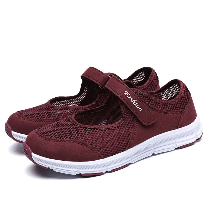 Frauen Schuhe Atmungsaktive Vulkanisierte Schuhe Weiß ZapaWomen Turnschuhe Mode Atmungsaktives Mesh Casual Wanderschuhe Frauen Arbeits Schuhe