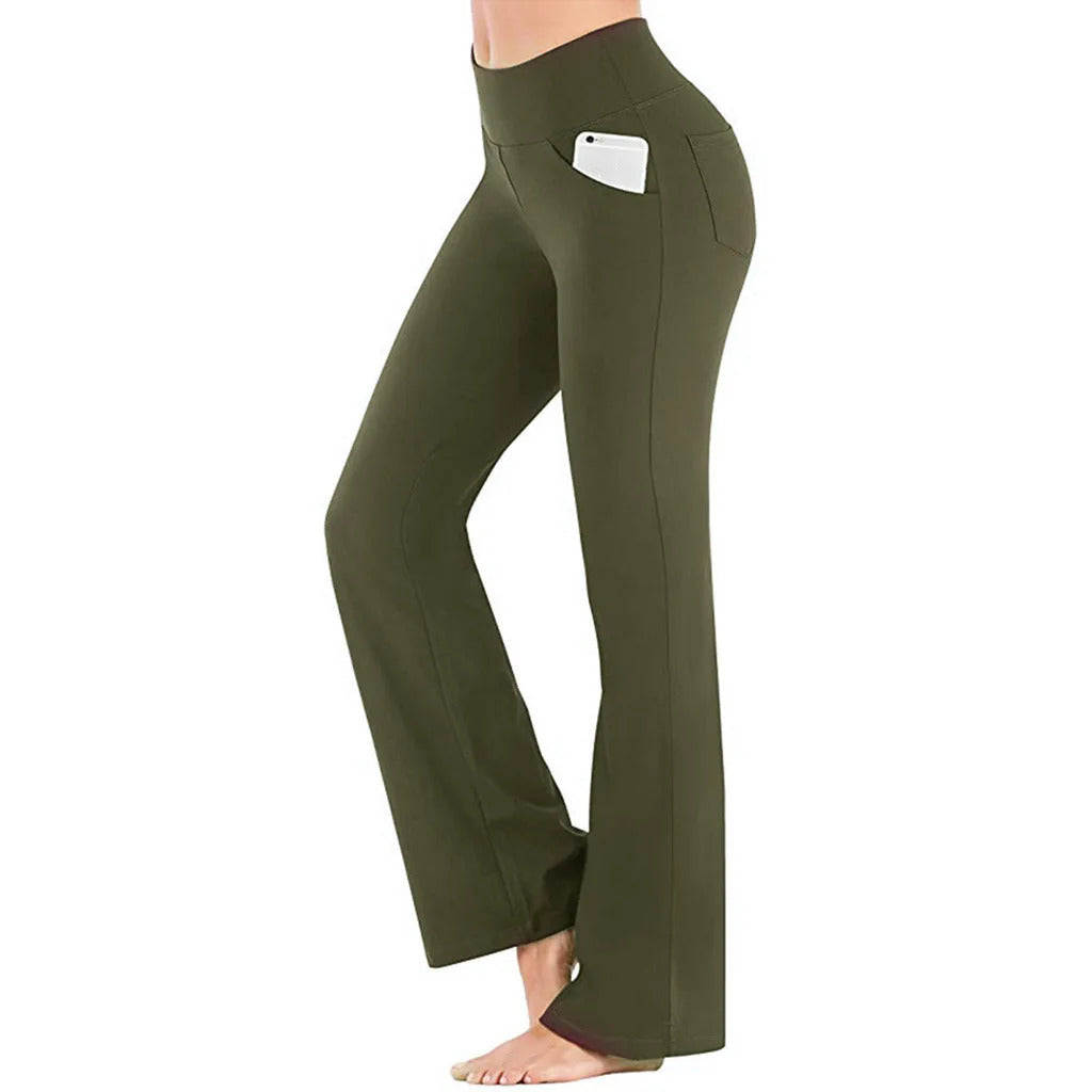 Solide Elegante Weibliche Dame frauen Beine Hosen Palazzo Ausgestelltes Breite Killer Hohe Taille OL Damen Karriere Lange Hosen