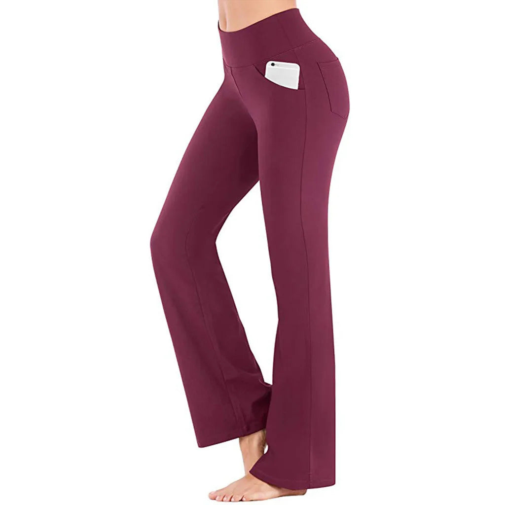 Solide Elegante Weibliche Dame frauen Beine Hosen Palazzo Ausgestelltes Breite Killer Hohe Taille OL Damen Karriere Lange Hosen