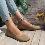 Frühling frauen Flache Schuhe neue Stricken Socke Turnschuhe Atmungsaktive Slip auf Weibliche Rpound Toe Loafers 36-43 Plus größe Licht Schuhe